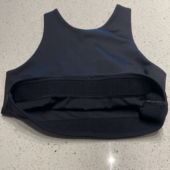 Girlfriend Collective Dylan Tank Bra Black Size Small - Picture 6 of 7